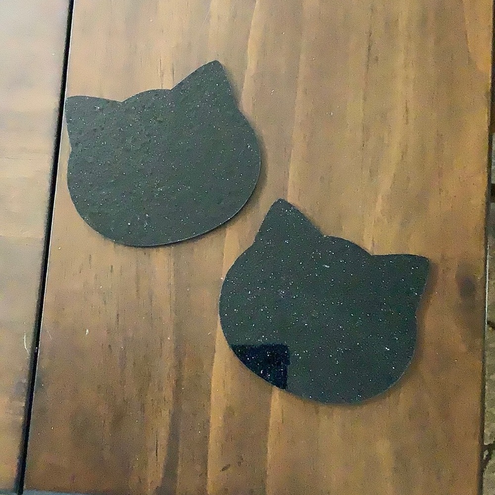 Cat Coasters Set of 2